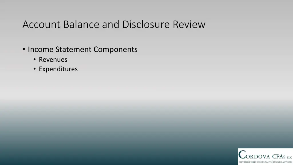 account balance and disclosure review 5