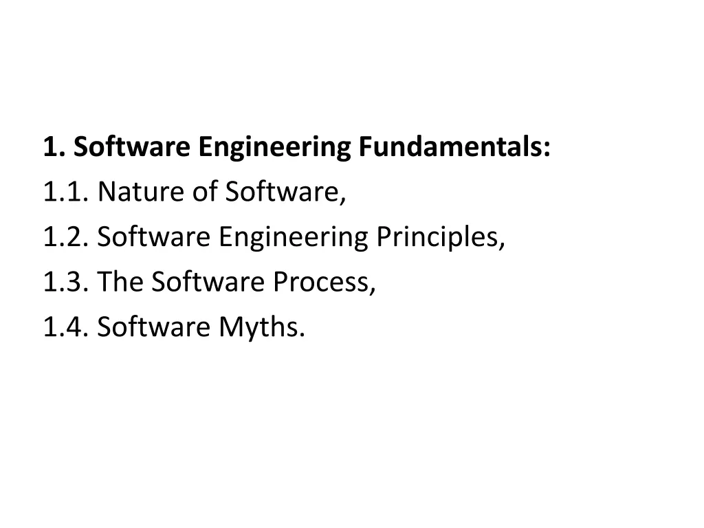 1 software engineering fundamentals 1 1 nature 1