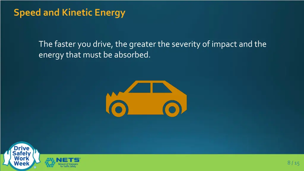 speed and kinetic energy