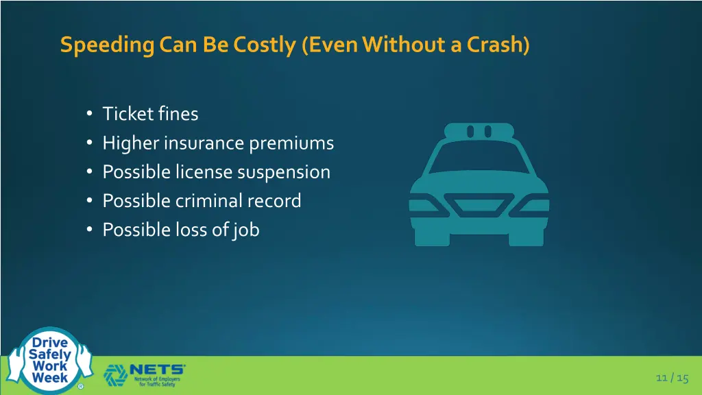 speeding can be costly even without a crash