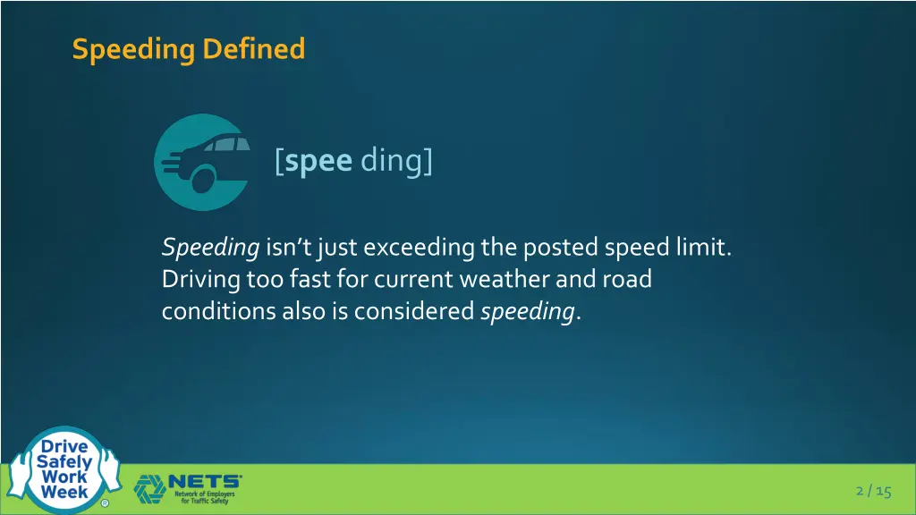 speeding defined