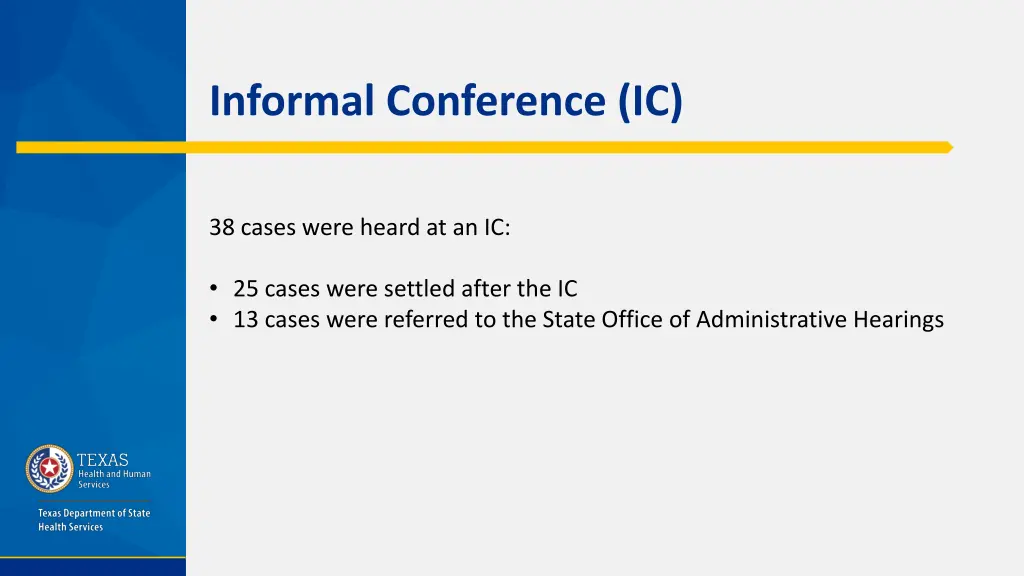 informal conference ic
