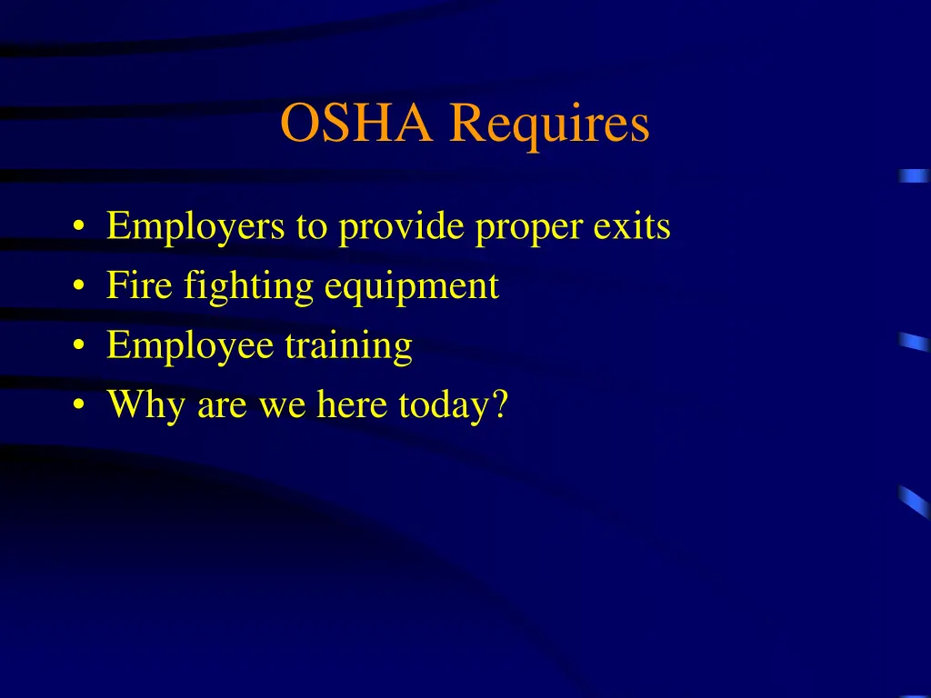 osha requires
