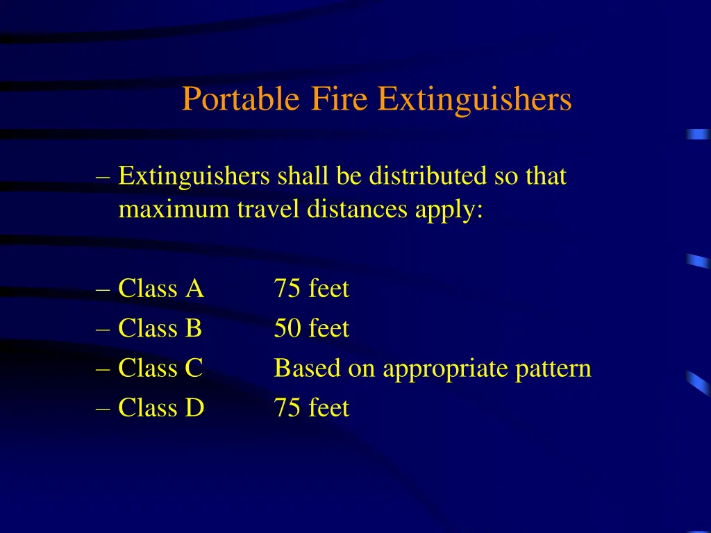 portable fire extinguishers