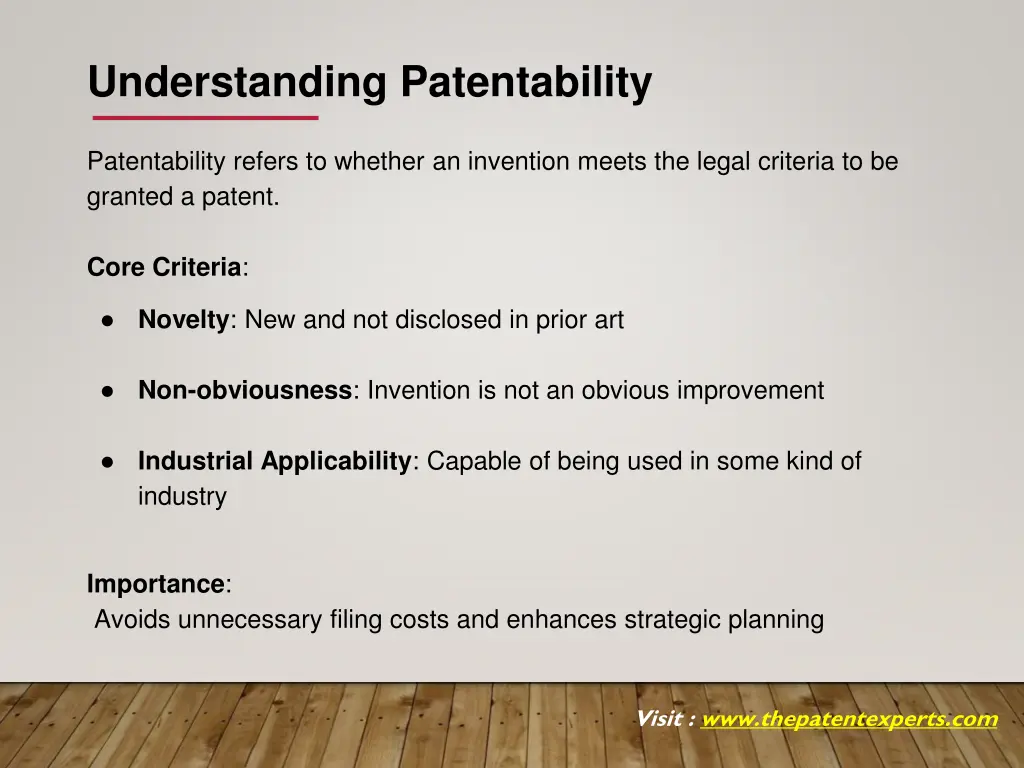 understanding patentability