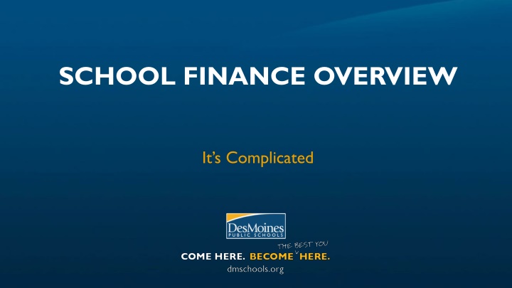 school finance overview