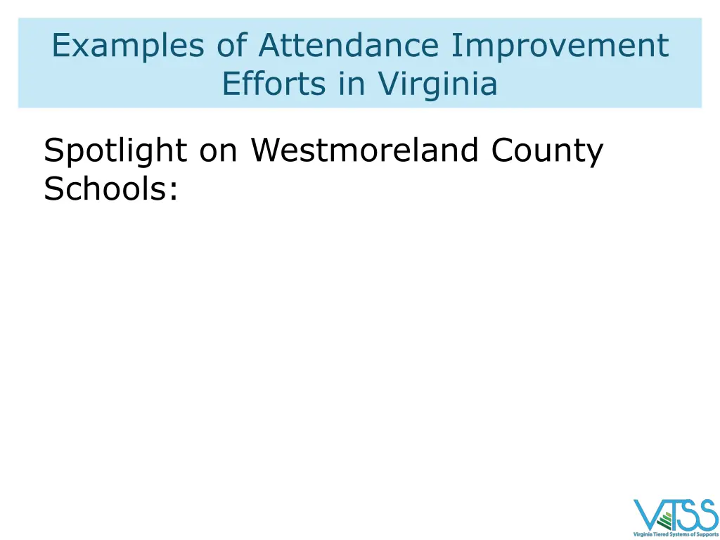 examples of attendance improvement efforts 1