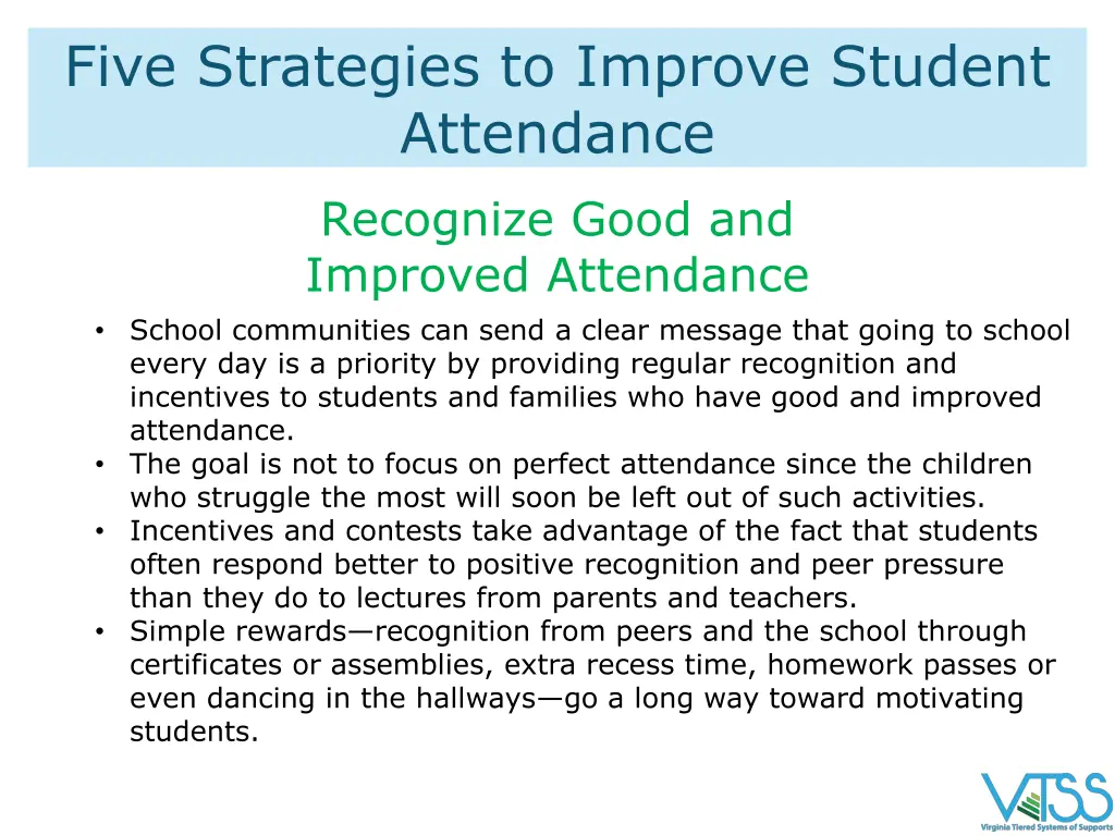 five strategies to improve student attendance 1