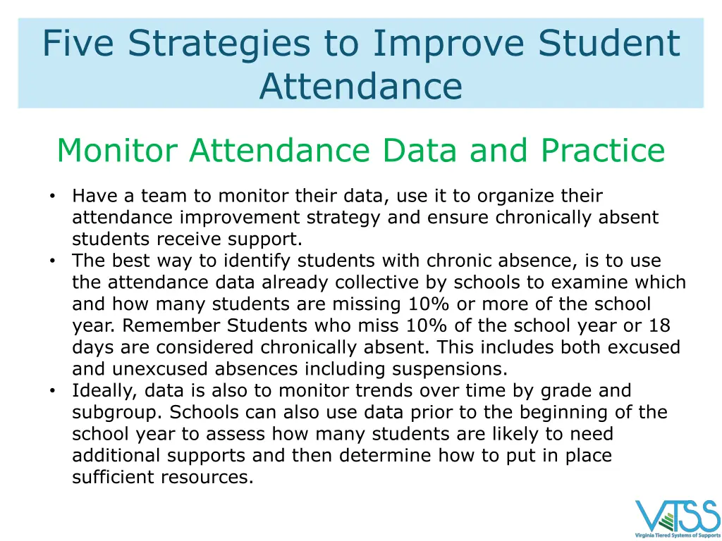five strategies to improve student attendance 2