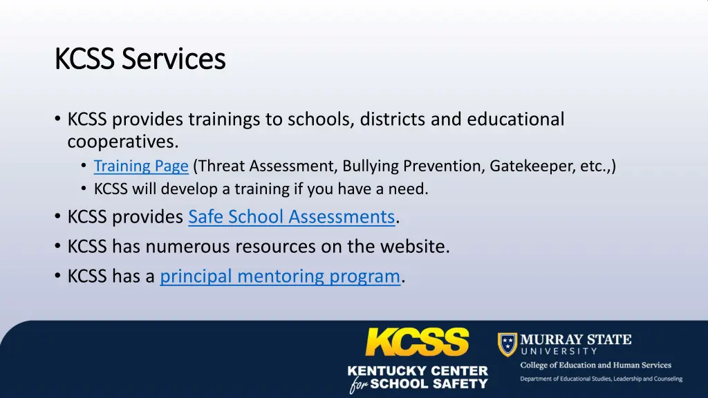 kcss services kcss services