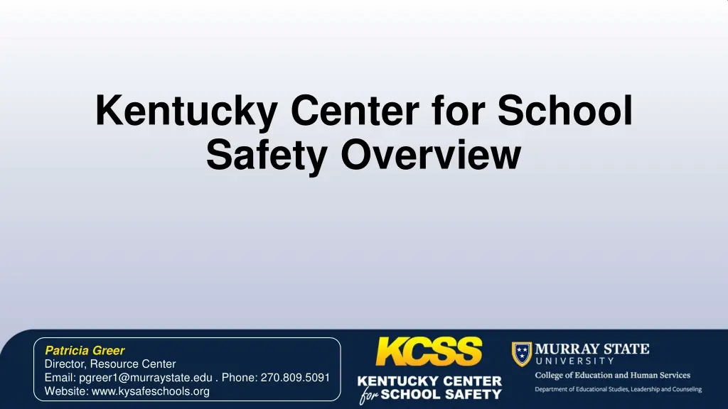 kentucky center for school safety overview 1