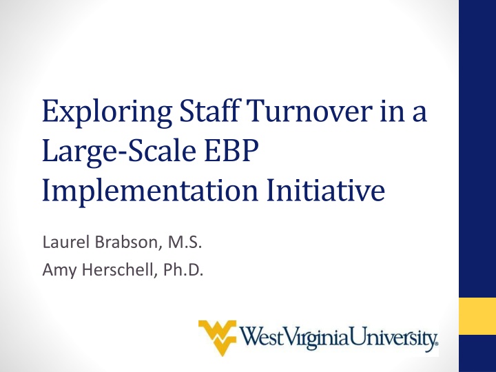 exploring staff turnover in a large scale