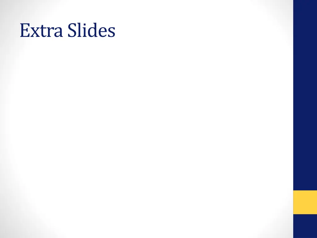 extra slides