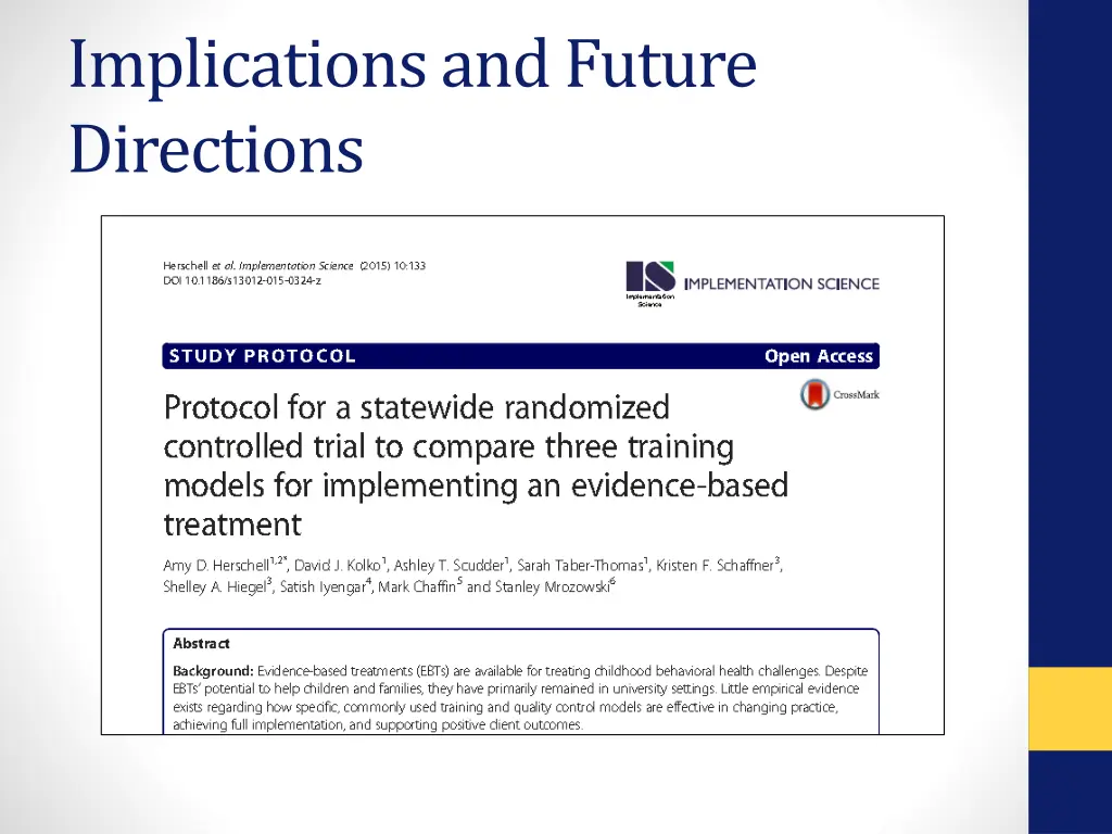 implications and future directions