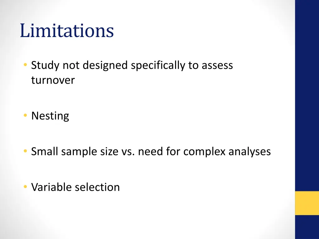 limitations