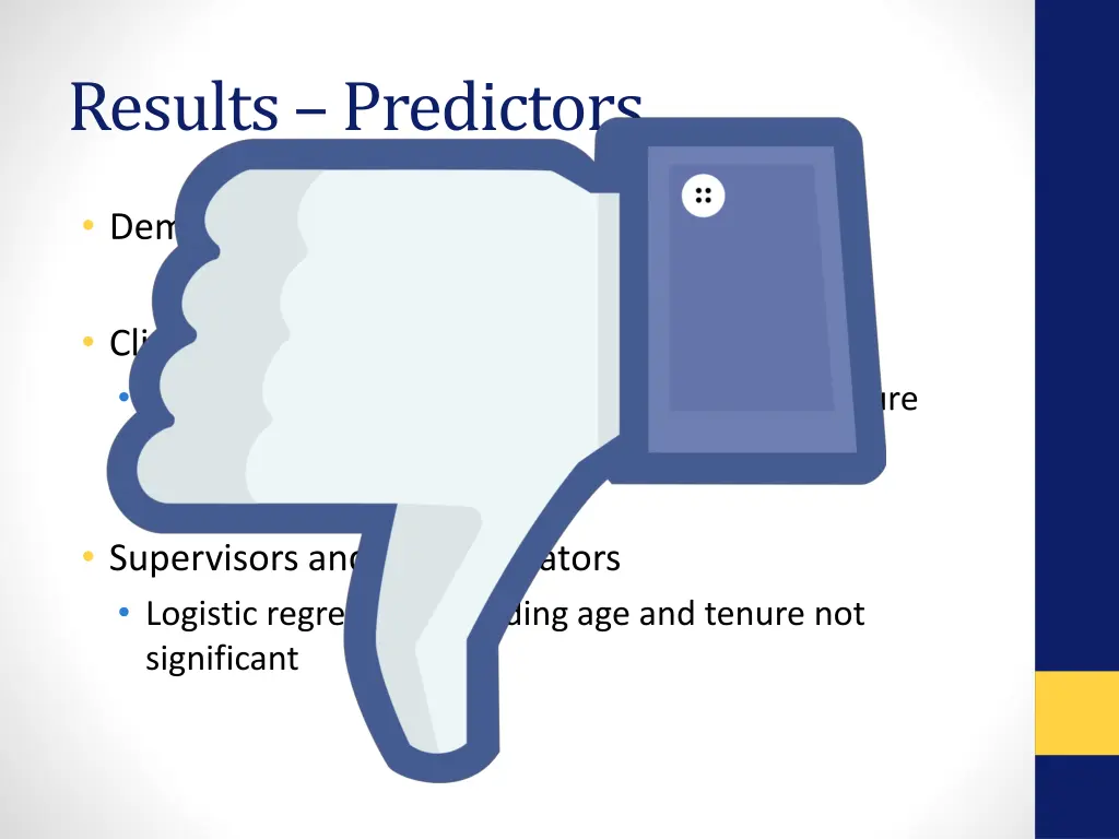 results predictors 1