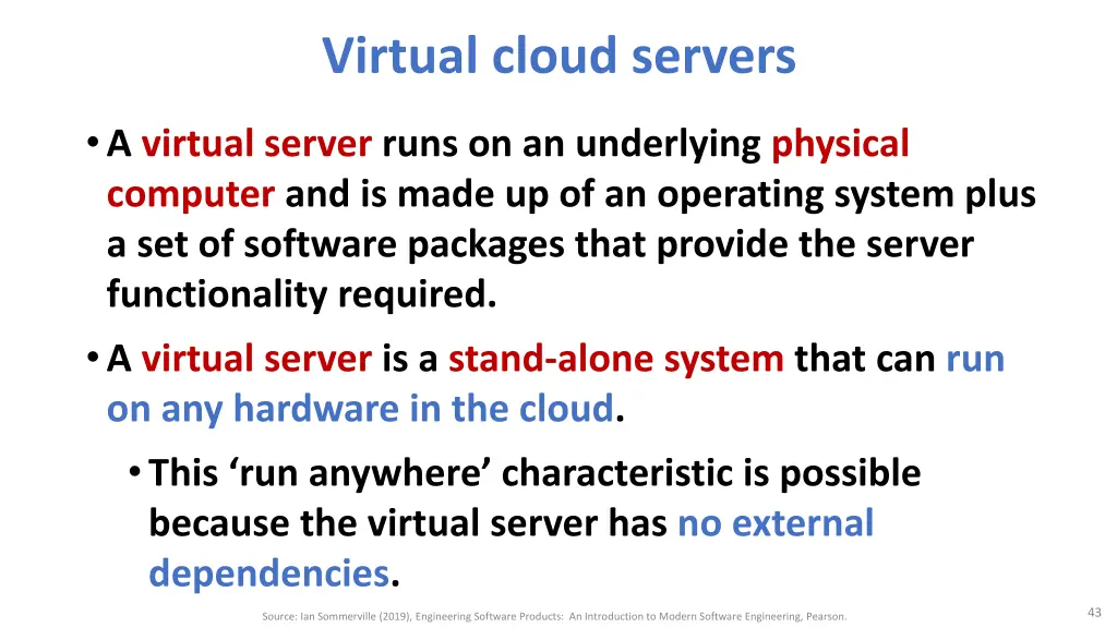 virtual cloud servers