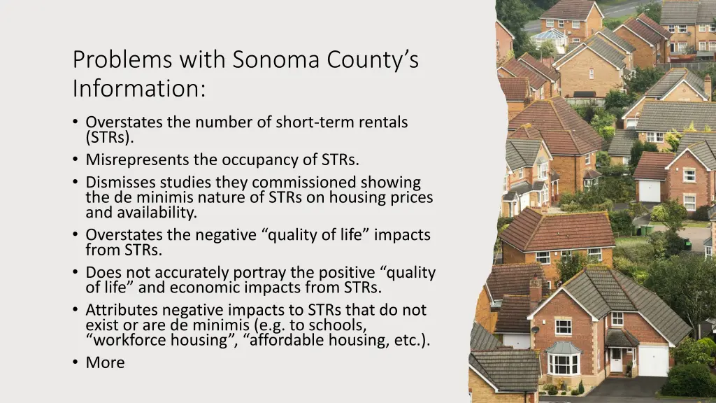 problems with sonoma county s information
