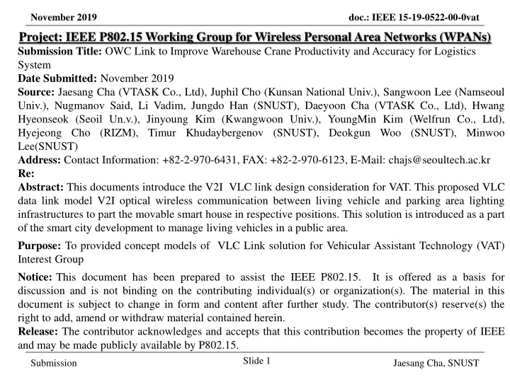 november 2019 project ieee p802 15 working group