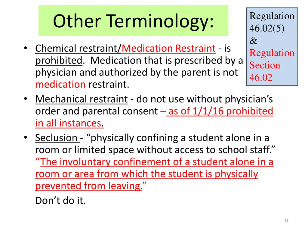 regulation 46 02 5 regulation section 46 02