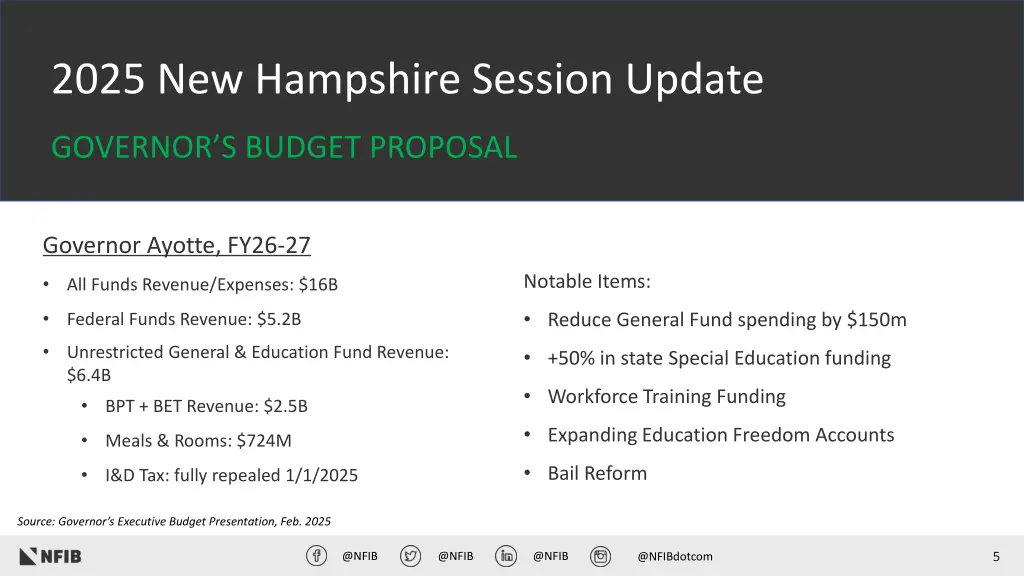 2025 new hampshire session update 3