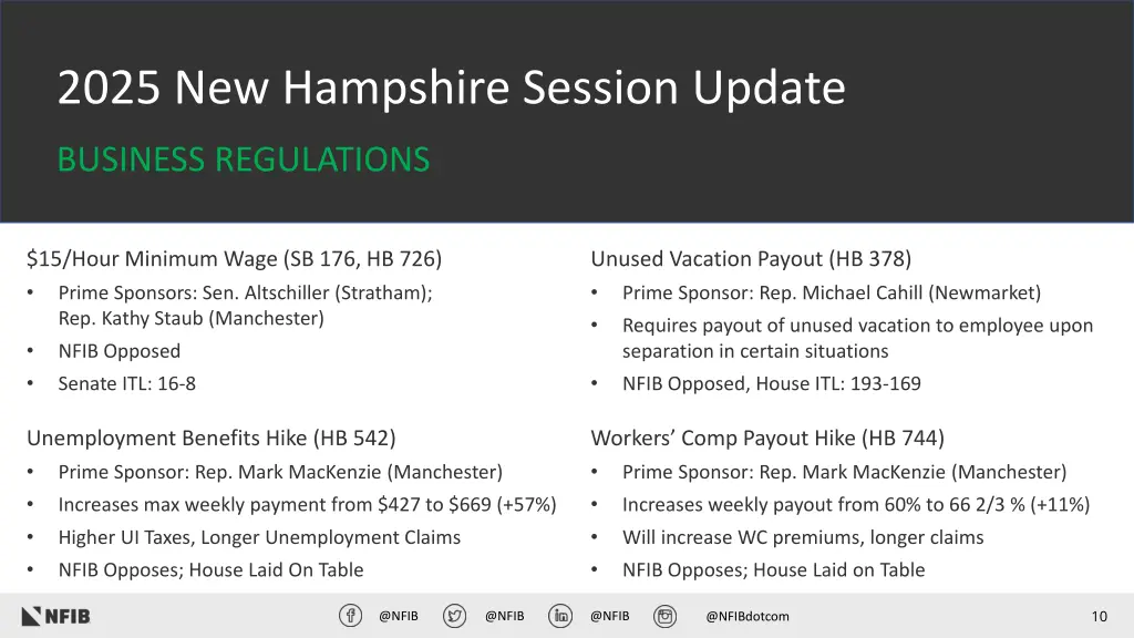 2025 new hampshire session update 8