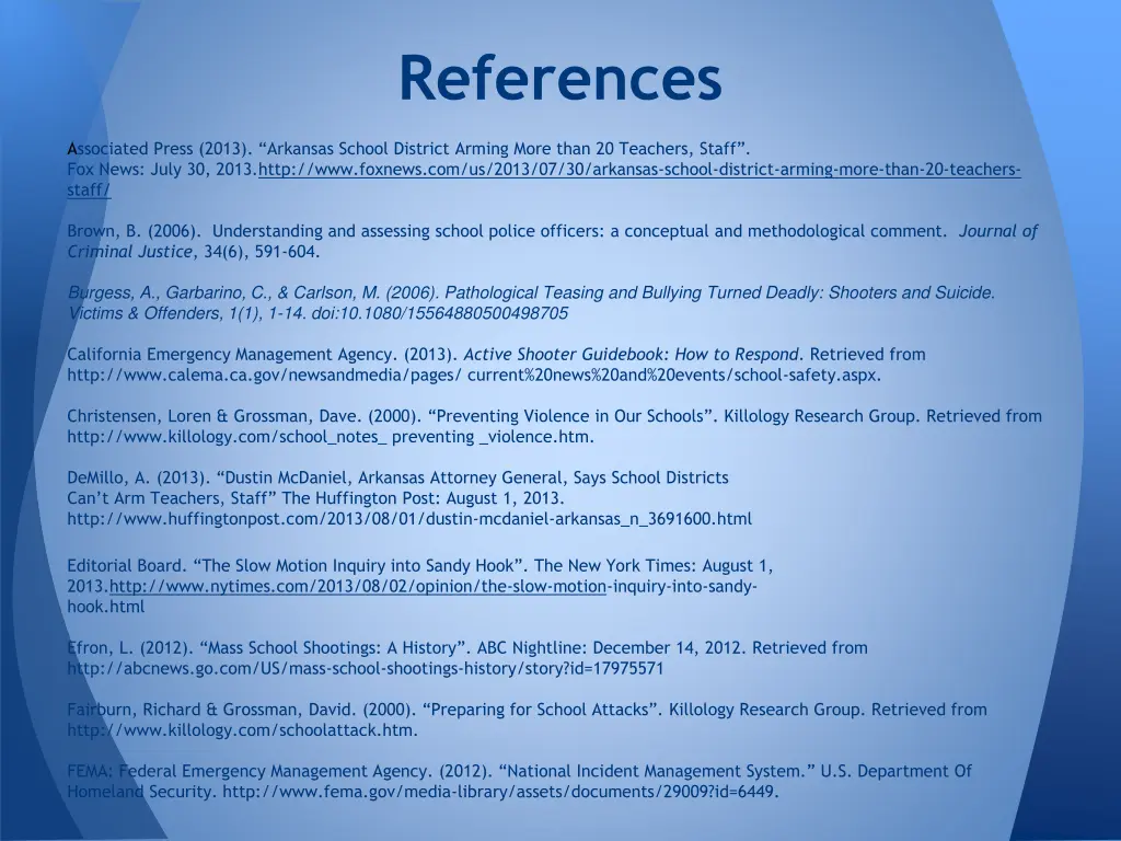 references