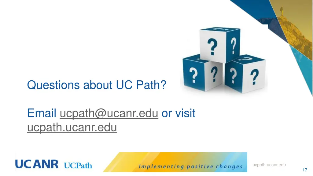 questions about uc path email ucpath@ucanr