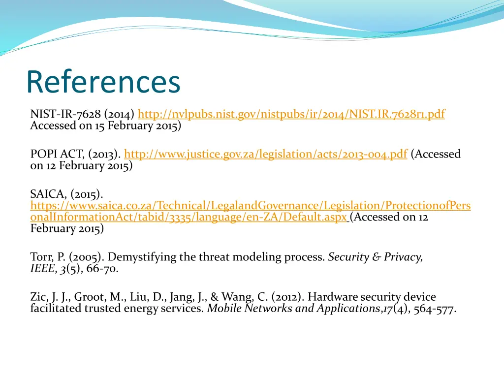 references 1