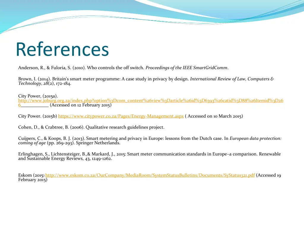 references