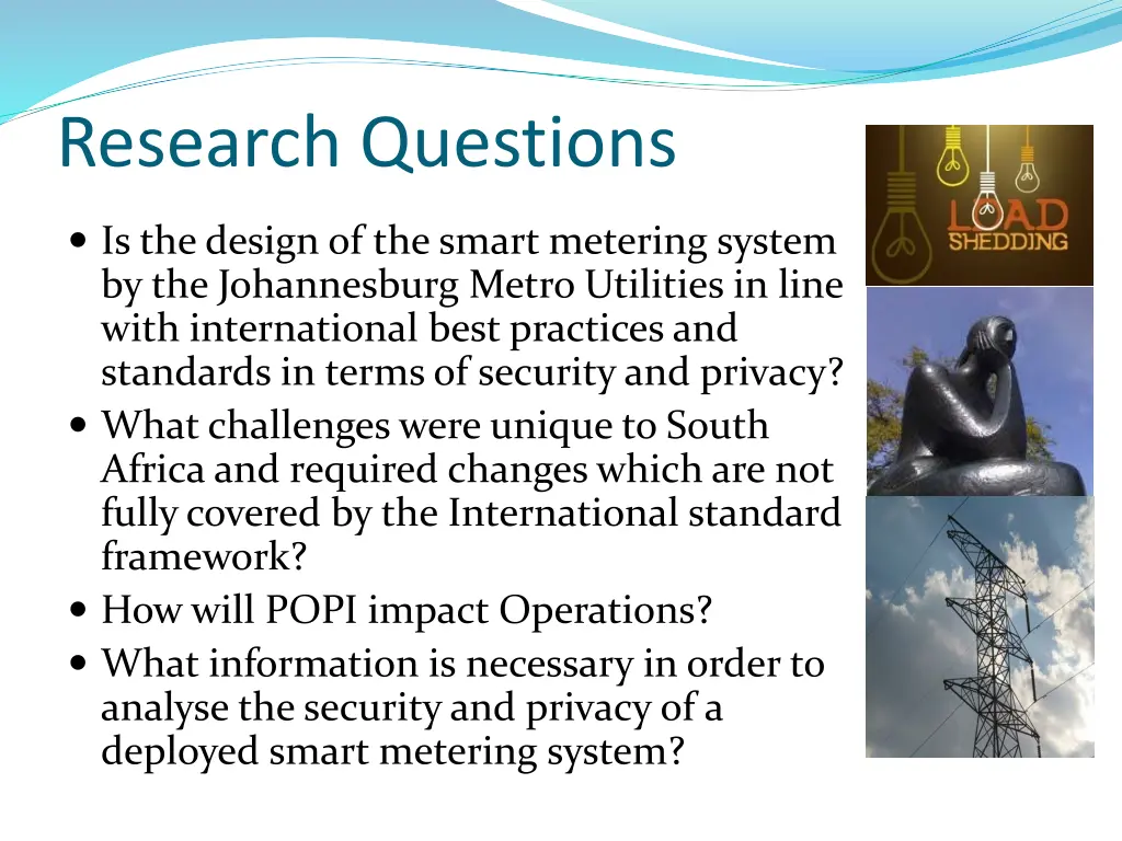 research questions