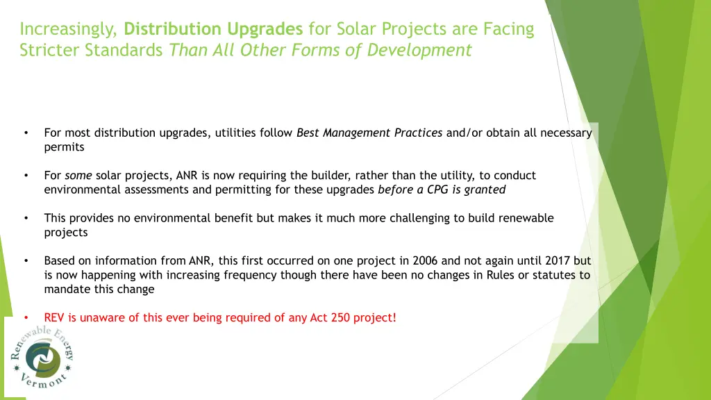 increasingly distribution upgrades for solar