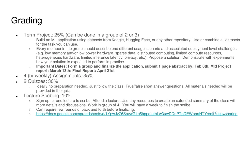 grading