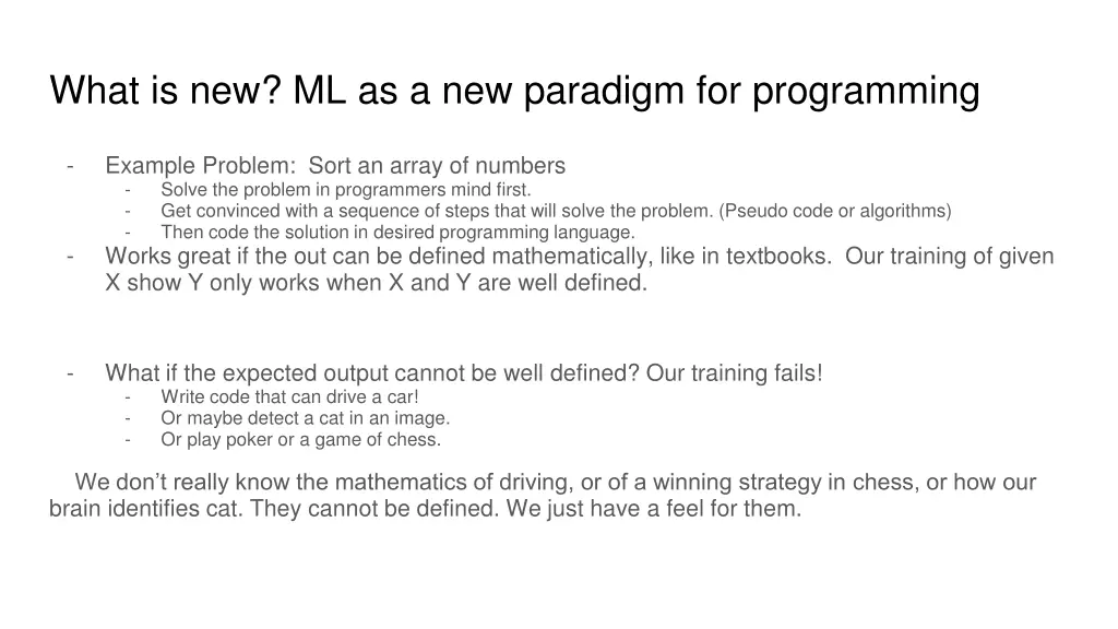 what is new ml as a new paradigm for programming