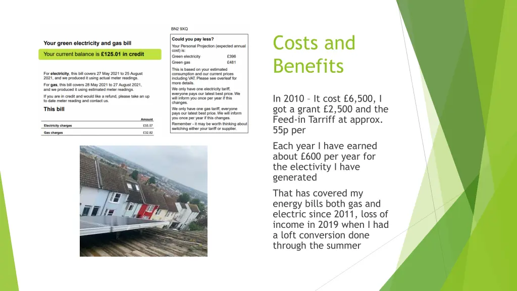 costs and benefits