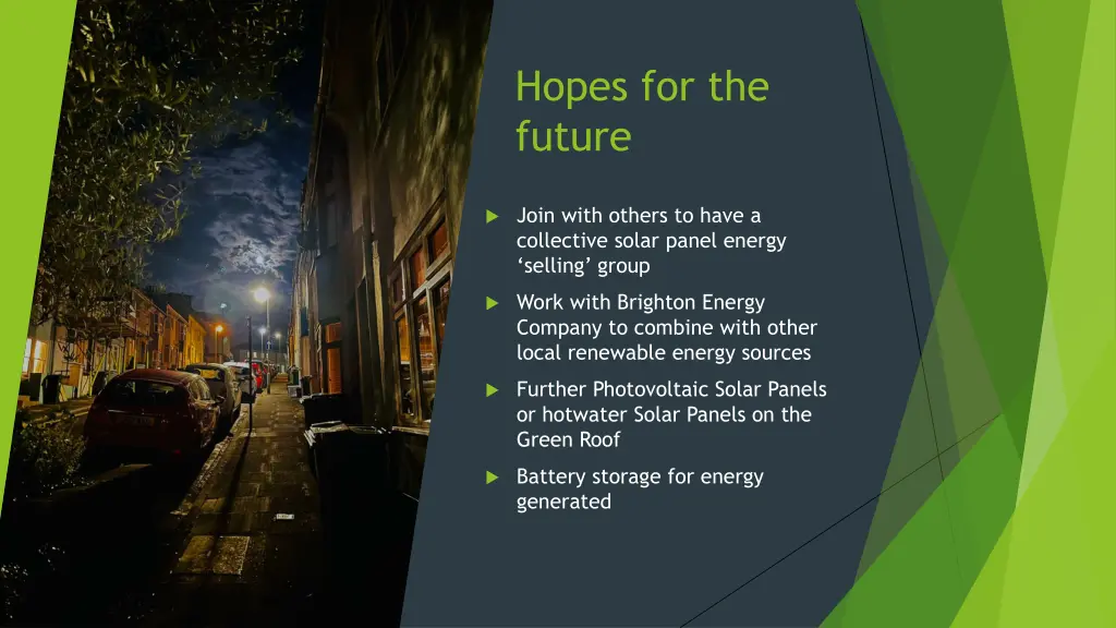 hopes for the future
