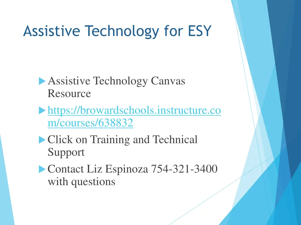 assistive technology for esy 5