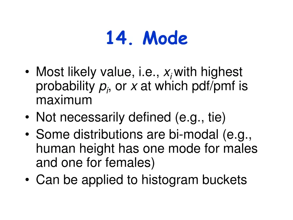 14 mode