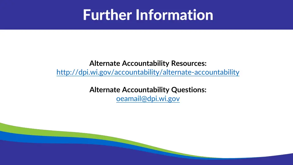 further information