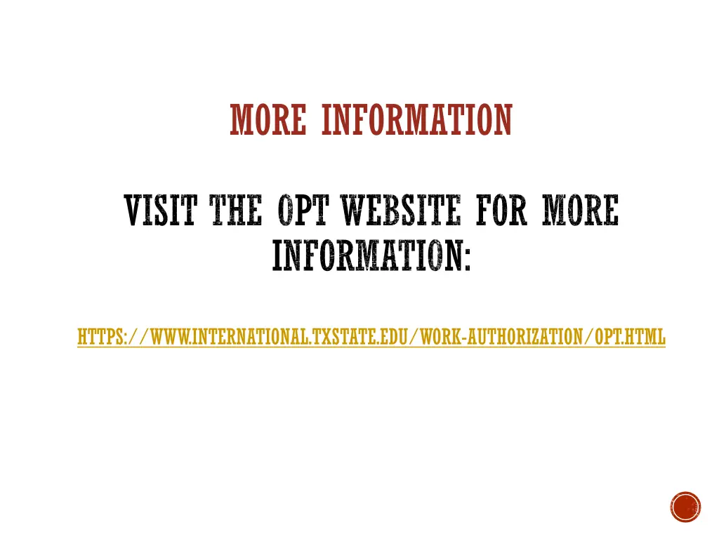 more information