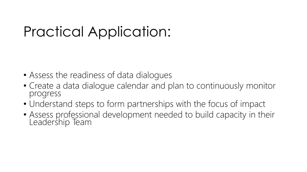 practical application