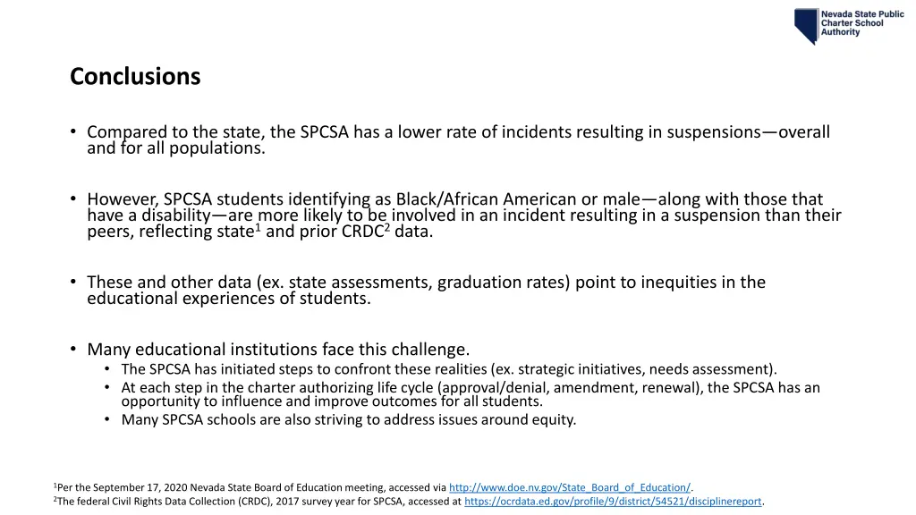 conclusions