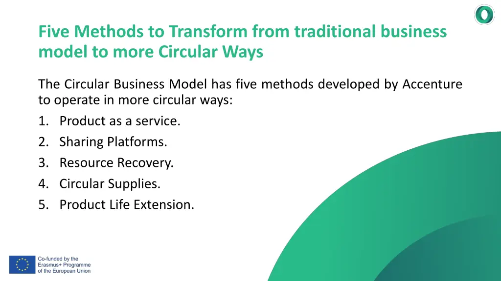 five methods to transform from traditional