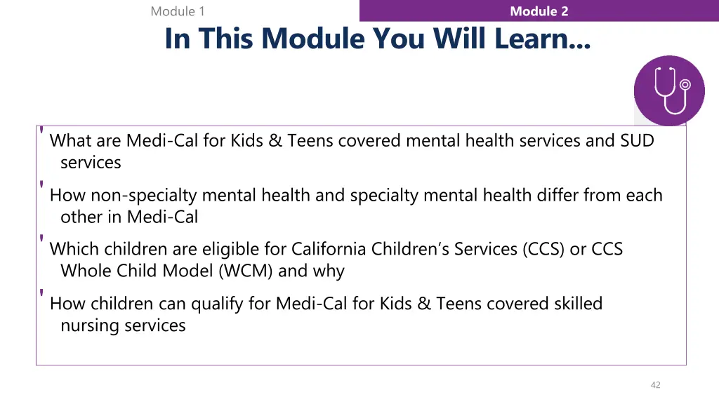 module 1 in this module you will learn 1