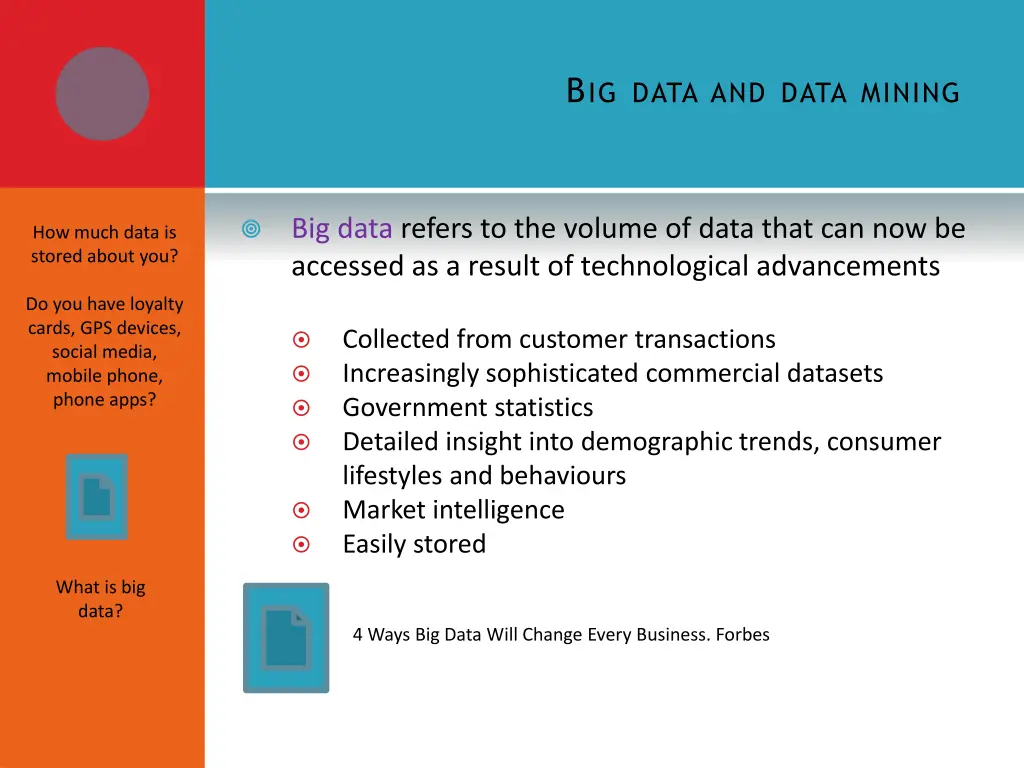 b ig data and data mining