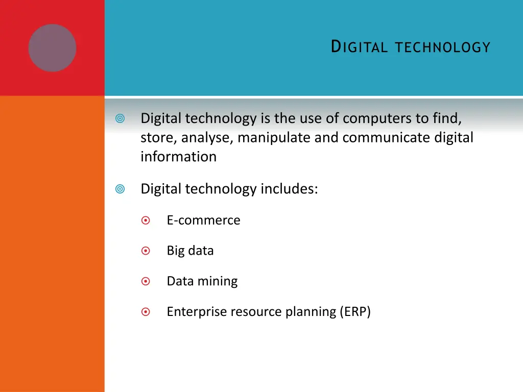 d igital technology