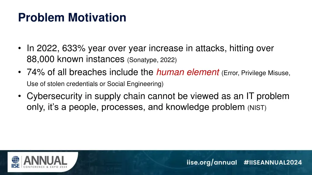 problem motivation