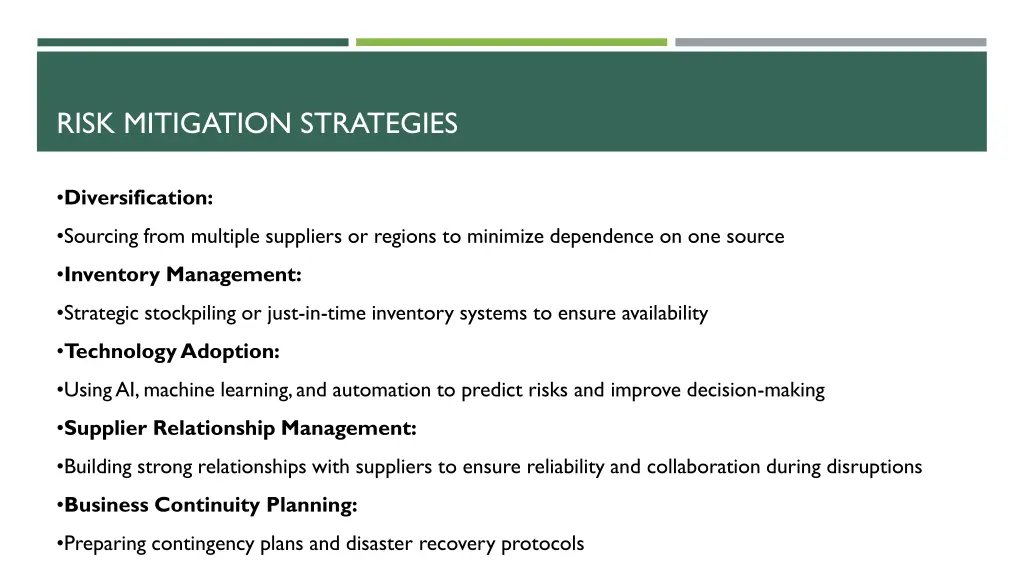 risk mitigation strategies