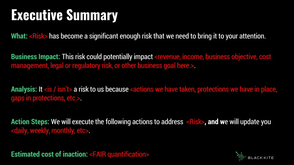 executive summary