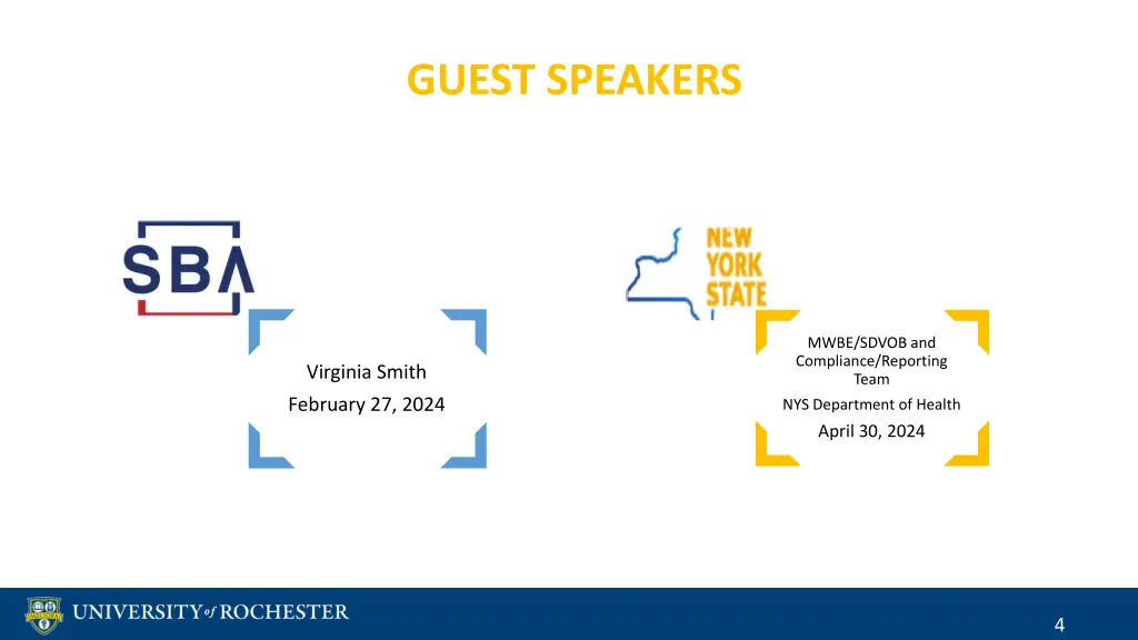 guest speakers